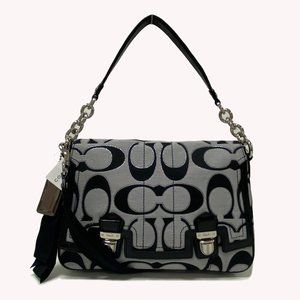Coach 18352 Poppy Push lock Satchel